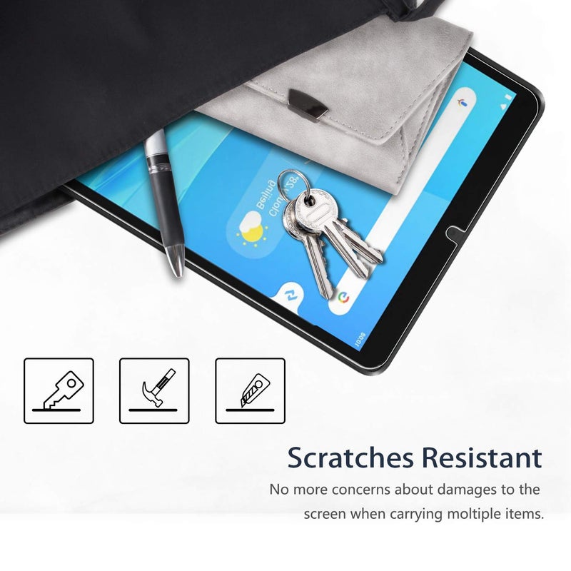 Orzero (2 Pack) Tempered Glass Screen Protector Compatible for Lenovo Tab M8 3rd/2nd/1st Gen 8 inch, Protector De Pantalla 9 Hardness HD Anti-Scratch Full-Coverage (Not for Tab M8 4th 2023) - Image 3